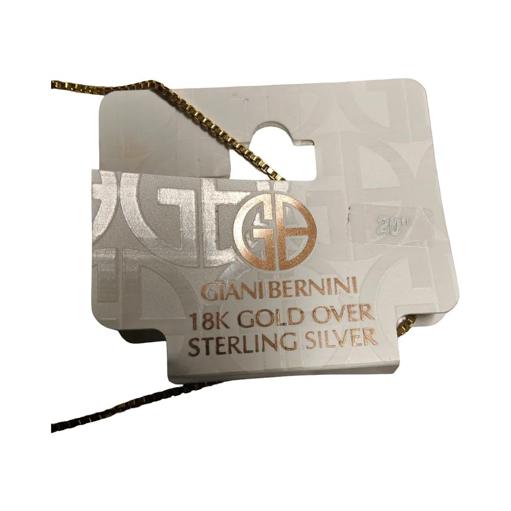 New Giani Bernini 18K Gold Over Sterling Necklace 20